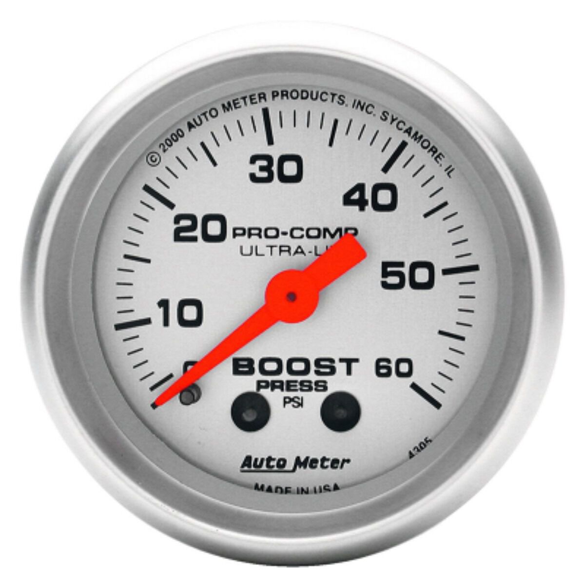 ULTRA-LITE 2-1/16" BOOST GAUGE, , scaau_hi-res