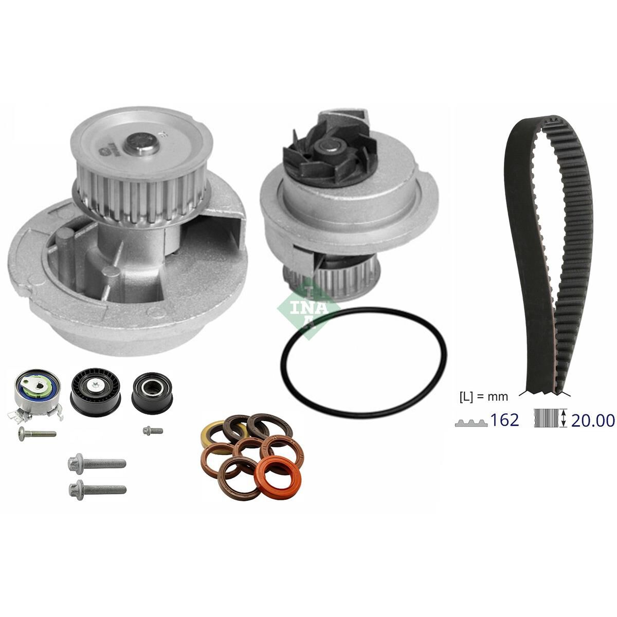 TIMING BELT KIT WITH WATERPUMP, , scaau_hi-res