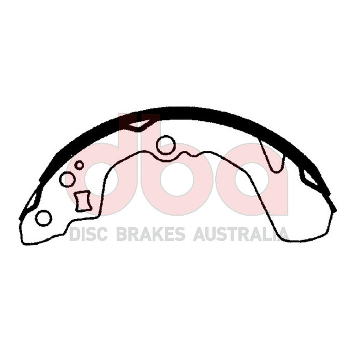 Street Series Brake Shoes [Daihatsu Charade / Suzuki Swift 1989-07 200mm], , scaau_hi-res