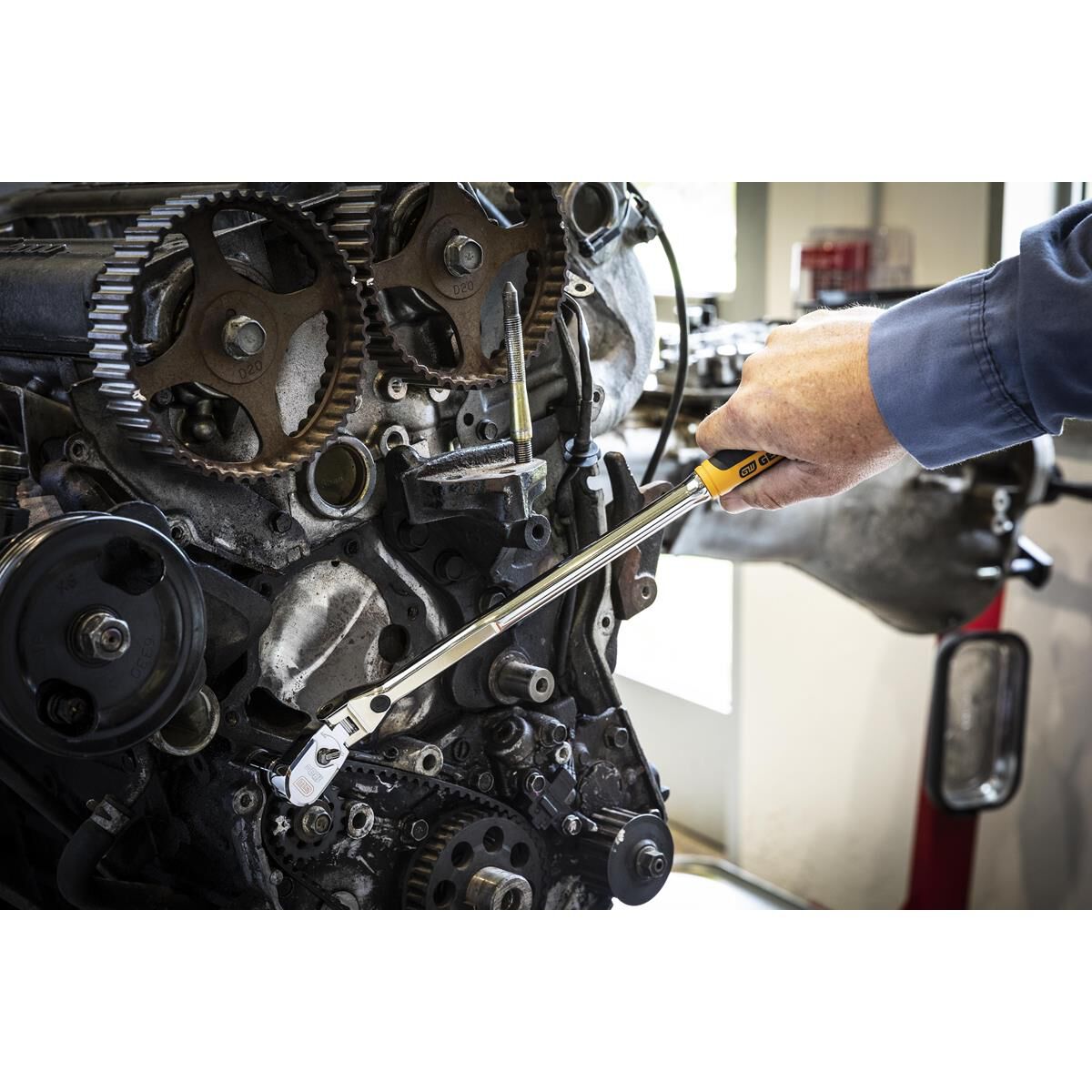 RAT CUSH GRP LCK FLX 3/8DR 120XP, , scaau_hi-res