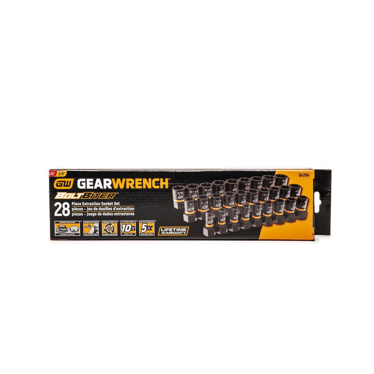 28PC 1/4" & 3/8"DR BOLT BITER SET, , scaau_hi-res