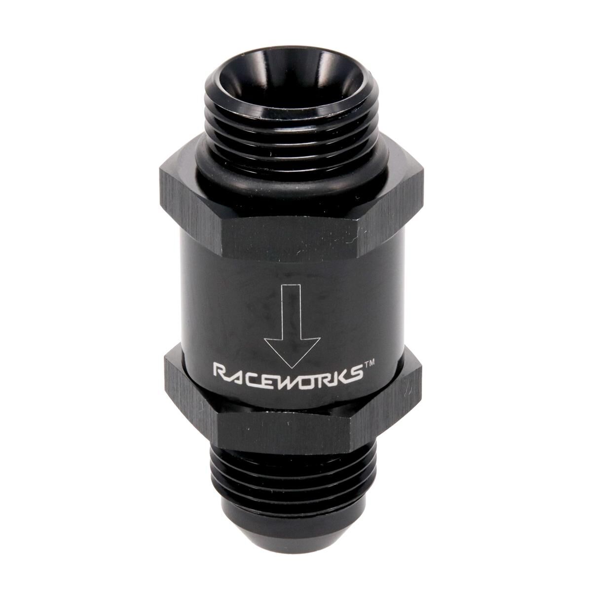 Raceworks One Way Valve Male Flare Outlet - RWF-607-08BK | Supercheap Auto