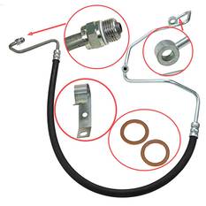 Power Steering Hose - Pressure - Ford BA, BF (V8 24V & 32V), , scaau_hi-res