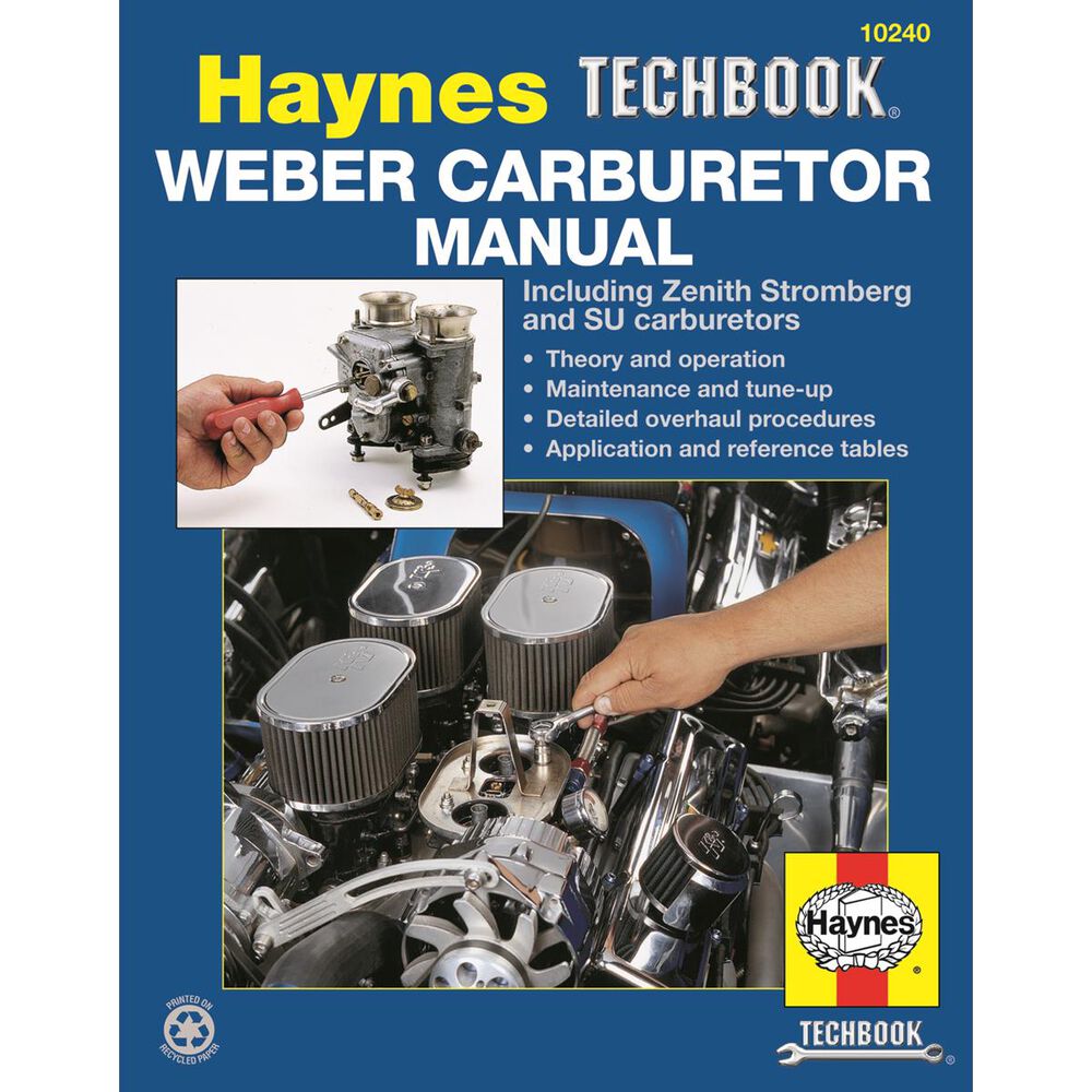 Haynes Repair Manual er Zenith Stromberg Carburetor Techbook