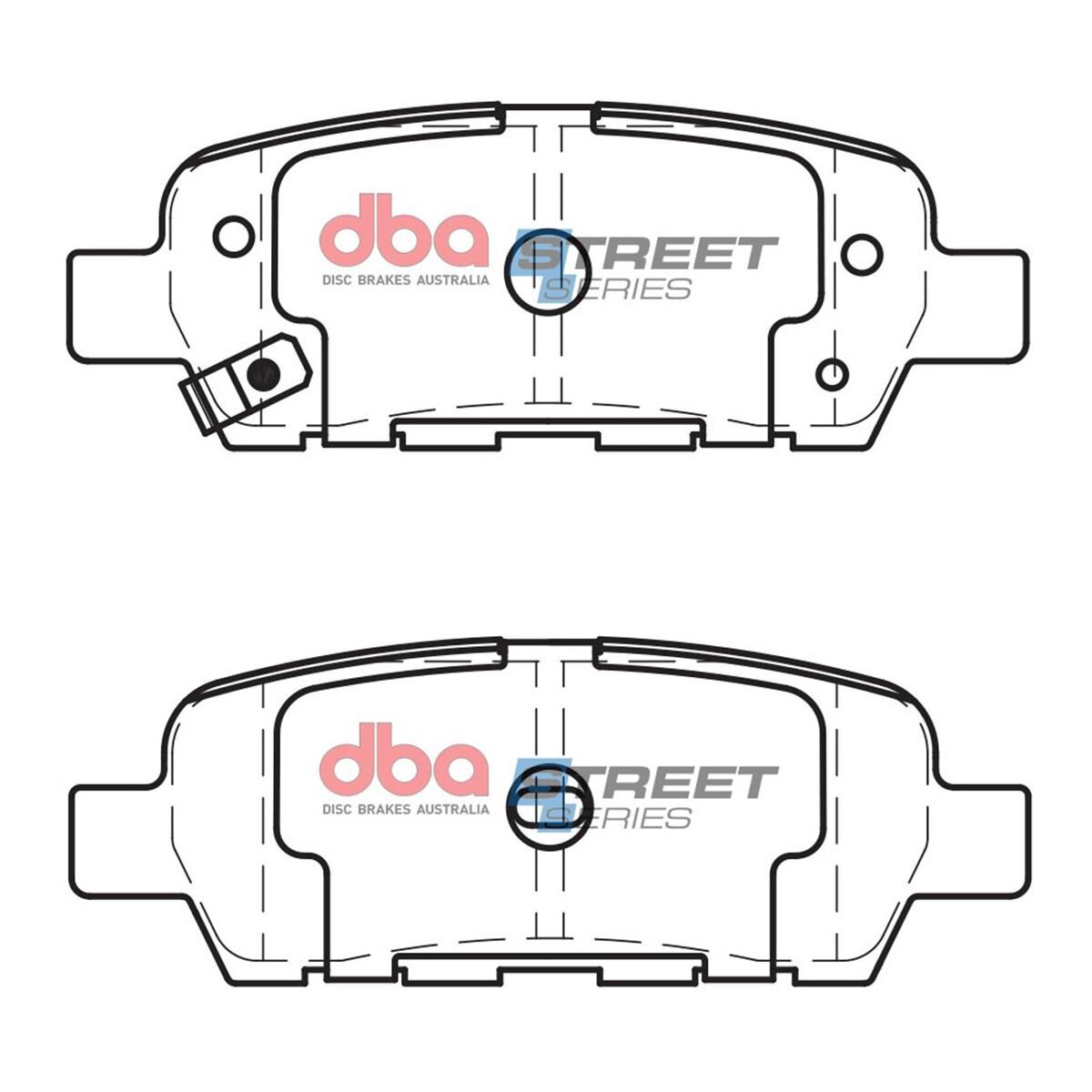 DBA SS STREET SERIES BRAKE PADS [ Infiniti & Nissan 2001-2014 R ], , scaau_hi-res