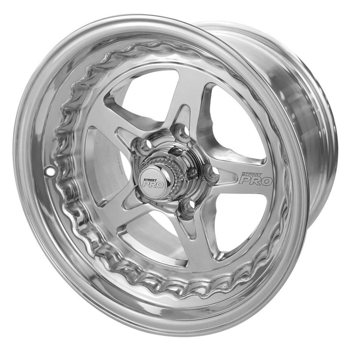 STREET PRO LL CONVO PRO WHEEL POLISHED 15X8.5' FOR HOLDEN FOR CHEVROLET BOLT CIRCLE 5 X 4.75'(6) 5.0' BACK SPACE, , scaau_hi-res