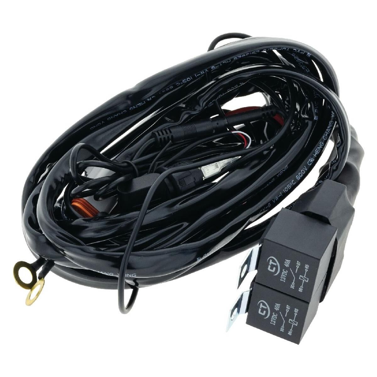 H/DTY 12V 40amp WIRING HARNESST/S DUAL COLOUR LIGHTBARS, , scaau_hi-res