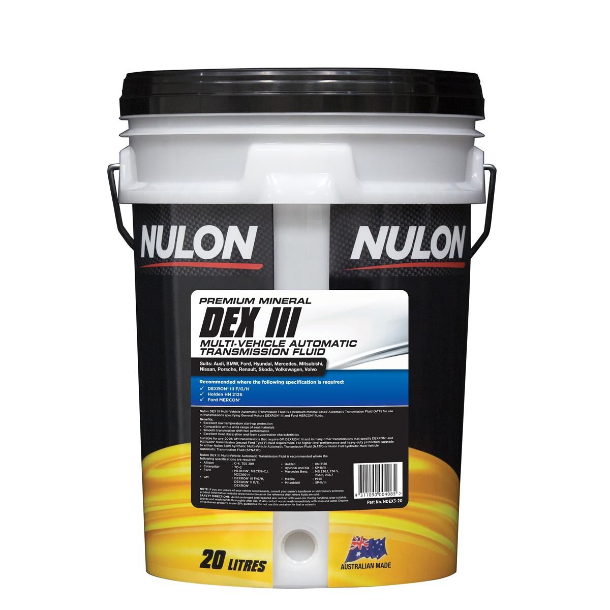 AUTO TRANS FLUID 20L BUCKET, , scaau_hi-res