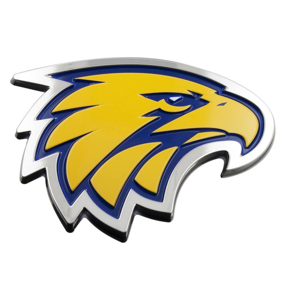 Sw Sh Emblems Fan Emblems AFL West Coast Eagles 3D Chrome Car Badge - 10378-010A ...