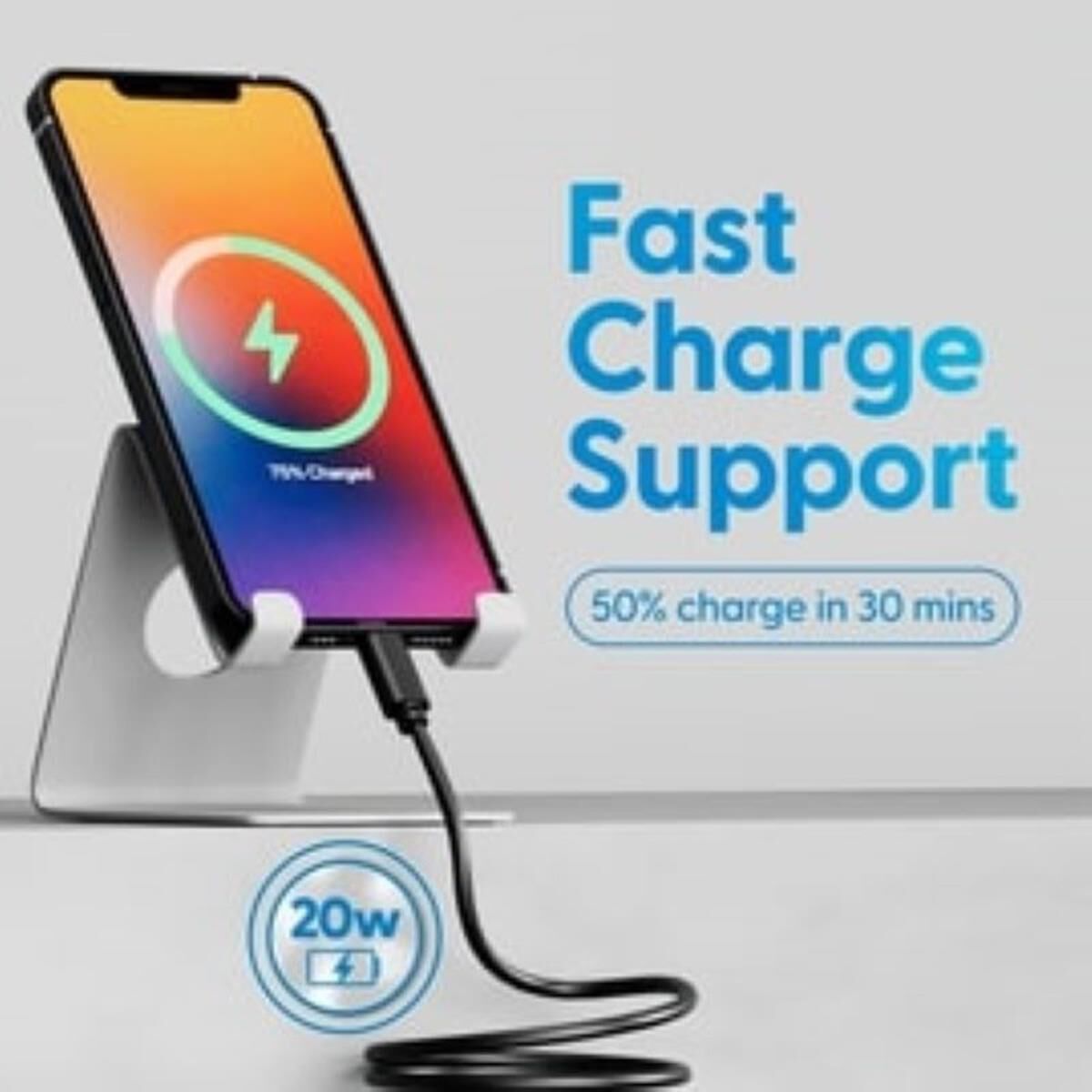 LASER MFI LIGHTNING CABLE 2 PACK &ndash; BLACK, 2M, FAST CHARGE & DURABLE DESIGN, , scaau_hi-res