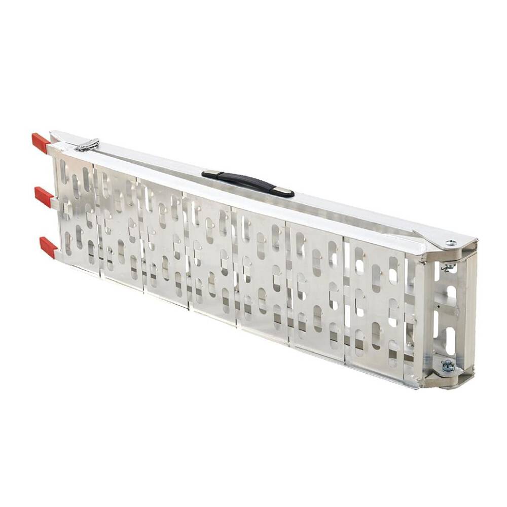 Hulk 4x4 Pkt 2 Atv Ramps 680Kg/Pair 2.26M Aluminium Folds Flat - HU2410 ...