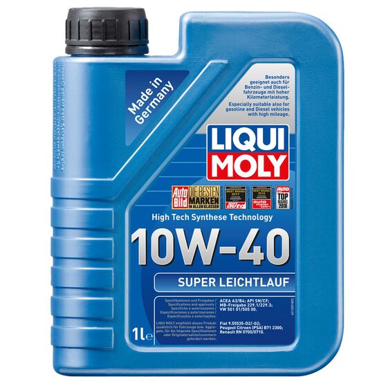 Liqui Moly Super Leichtlauf Full Synthetic Engine Oil 10w 40 1 Litre Supercheap Auto