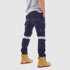 TRADIE SKINNY CUFF REFLECTIVE PANT NAVY 97, , scaau_hi-res
