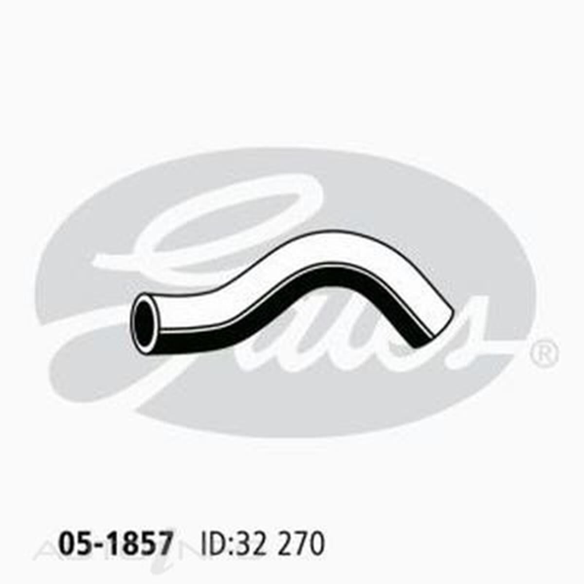 05-1857 GATES RADIATOR HOSE, , scaau_hi-res