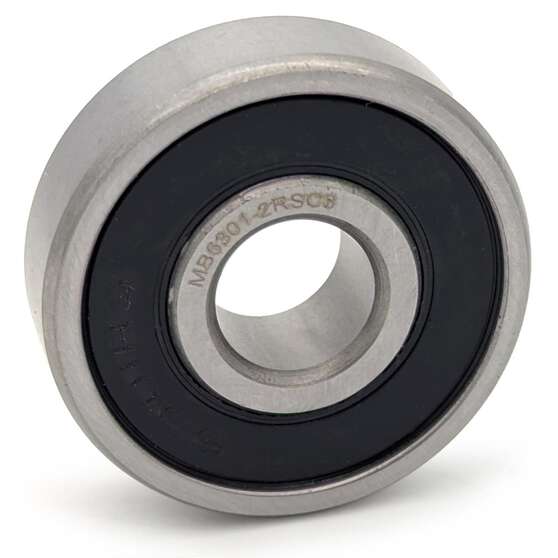 ALTERNATOR BALL BEARING - DEEP GROOVE SEALED (2 RUBBER SEALS) C3 CLEARANCE ID 12MM OD 37MM W 12MM, , scaau_hi-res