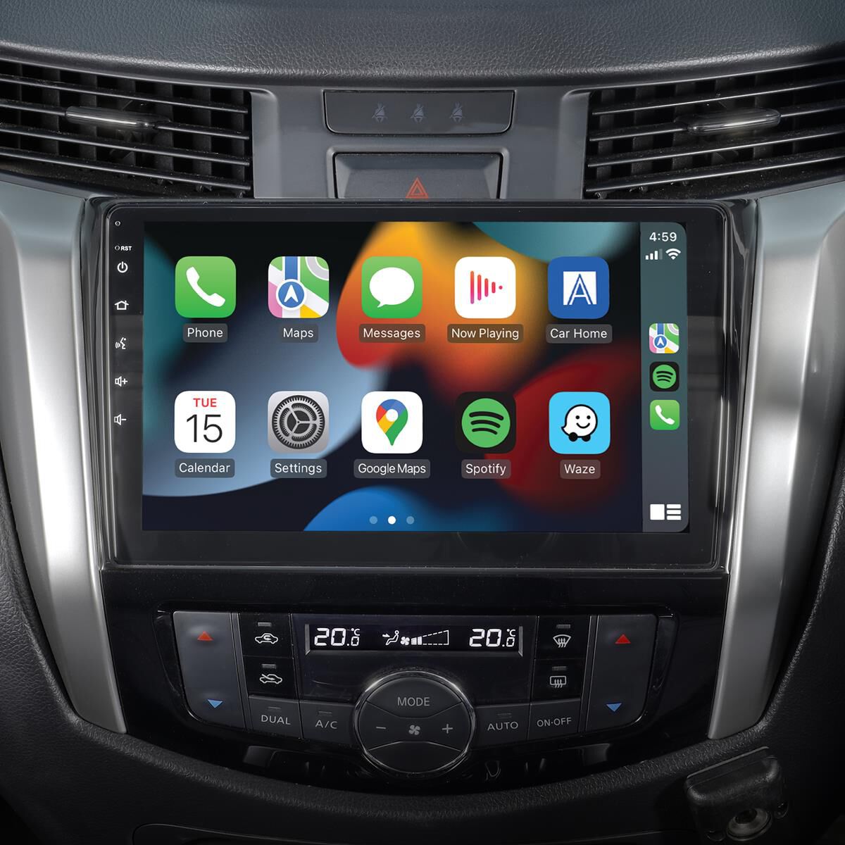 10" MULTIMEDIA RECEIVER TO SUIT NISSAN NAVARA DX, RX (2015-2020), , scaau_hi-res