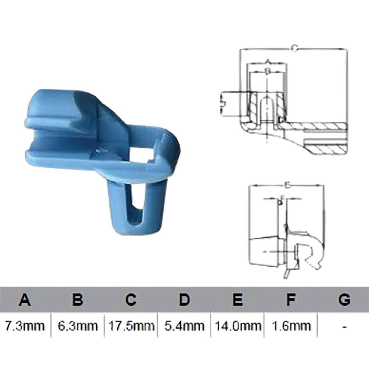 PKT 10 DOOR LOCK CLIP, , scaau_hi-res
