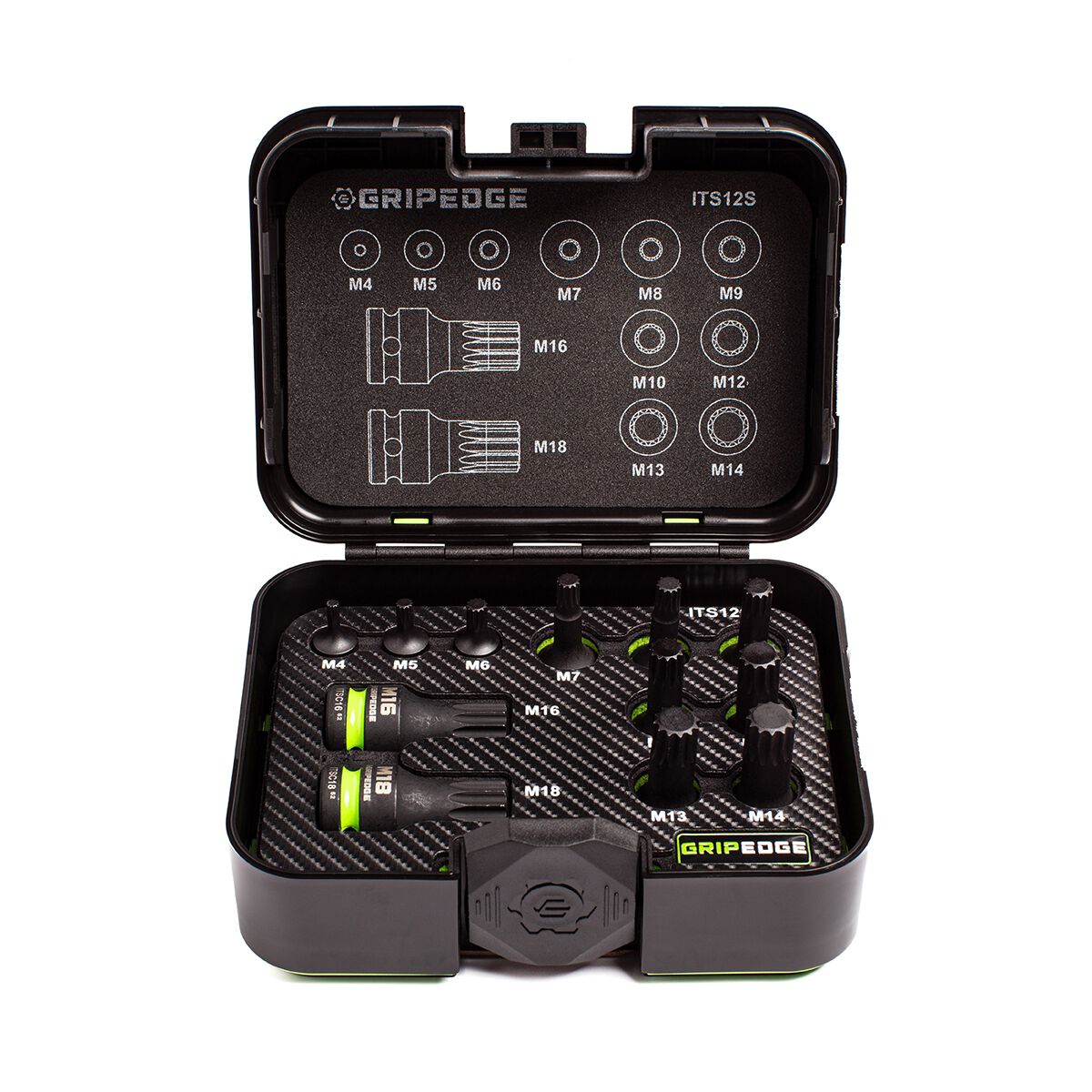 GRIPEDGE IMPACT TRIPLE SQ DR SET 12PC, , scaau_hi-res