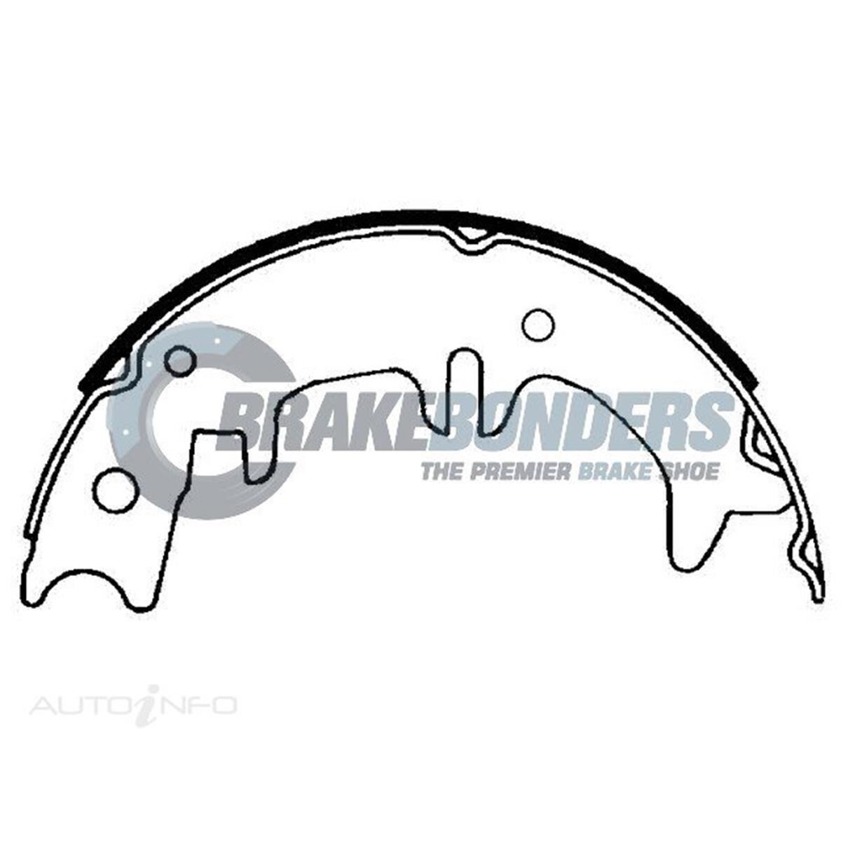 Brake Shoes - Holden / Toyota Parking Brake 170mm, , scaau_hi-res