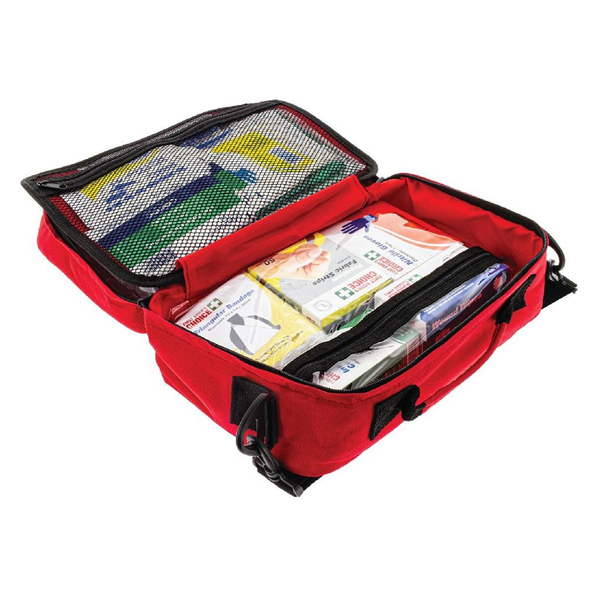 WORKPLACE FIRST AID KIT WP1 SOFT RED DURABLE CASE, , scaau_hi-res