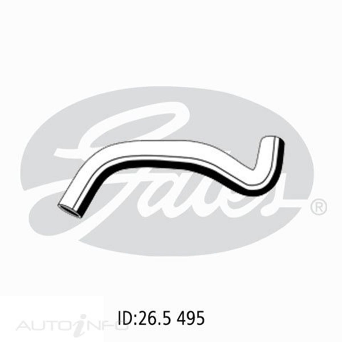 05-1954 GATES RADIATOR HOSE, , scaau_hi-res