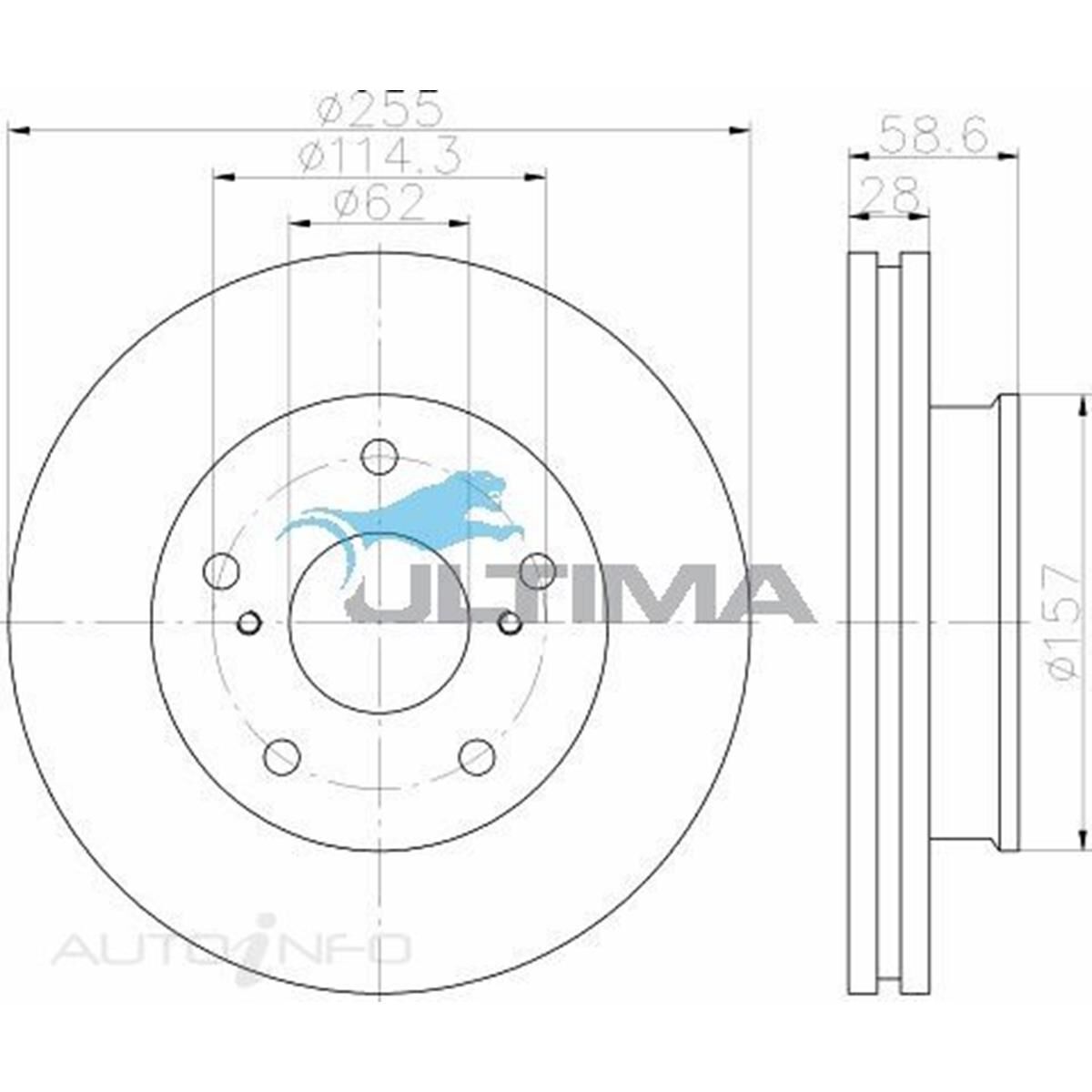 DR (F) HILUX GGN15, KUN10 255MM, , scaau_hi-res