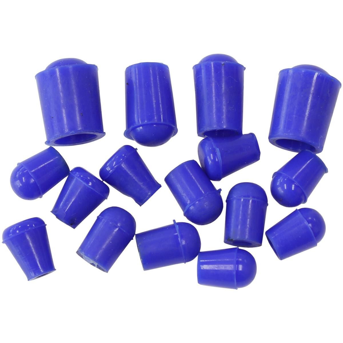 VACCUM BLANK OFF PLUG METRIC BLUE 16 SILICONE CAP BLOCK, , scaau_hi-res