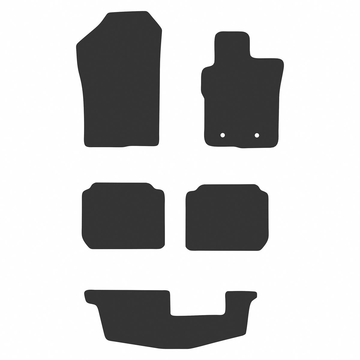 EXECUTIVE RUBBER CAR MATS FOR FORD EVEREST (3RD GEN) 2022 ONWARDS, , scaau_hi-res