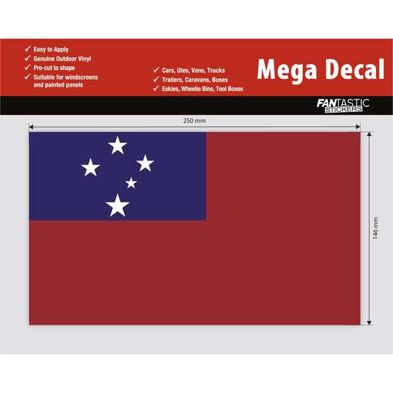 SAMOA MEGA FLAG DECAL, , scaau_hi-res