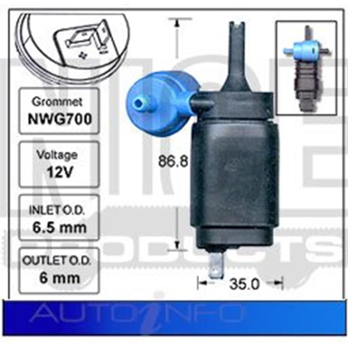 Washer Pump, , scaau_hi-res