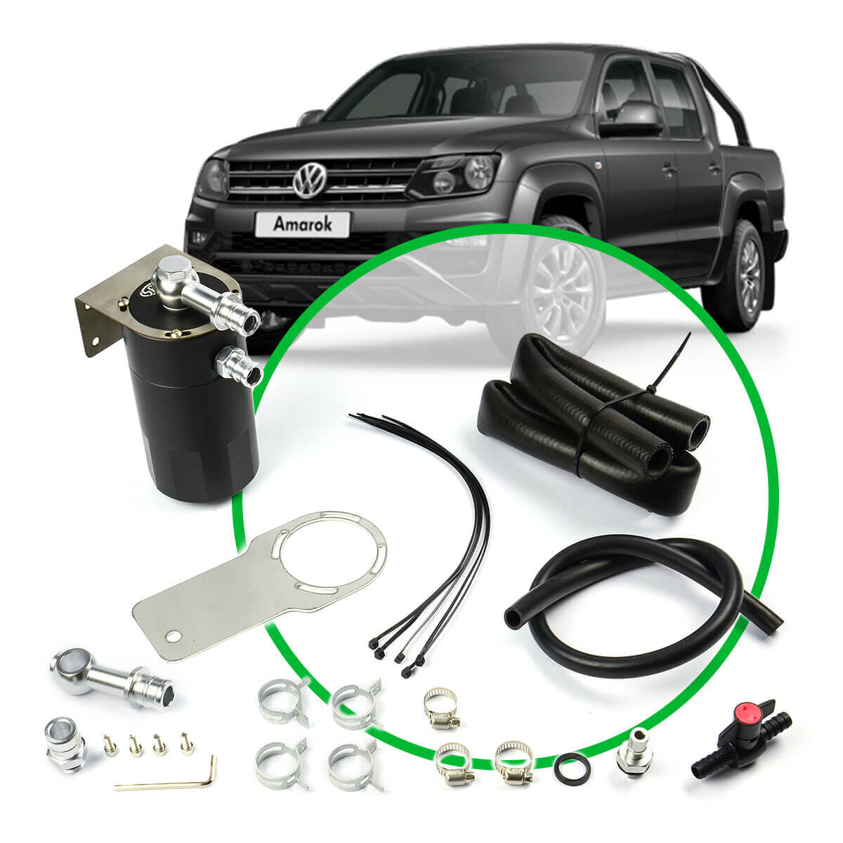 OIL CATCH TANK FULL KIT SUIT VOLKSWAGEN AMAROK 2.0L 2011 - O, , scaau_hi-res