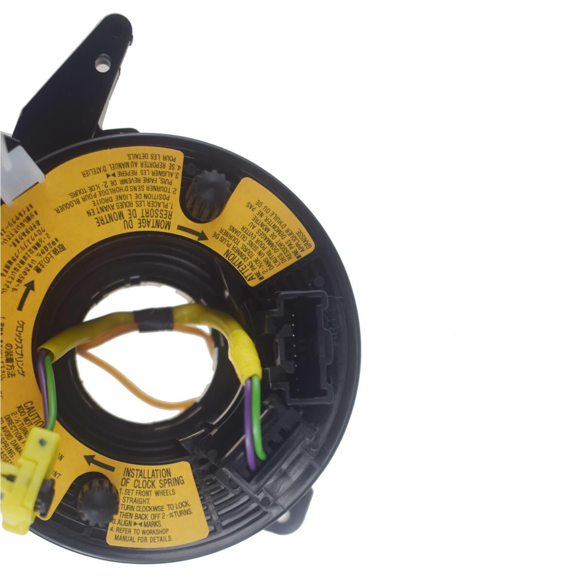 AIRBAG SPIRAL CABLE CLOCK SPRING FIT FOR MAZDA 3 BK SERIES 2 2006-2009 BBP366CS0A, , scaau_hi-res