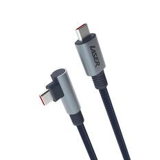 LASER 100W USB-C TO USB-C RIGHT ANGLED BRAIDED CABLE 1M | FAST CHARGE & DURABLE, , scaau_hi-res