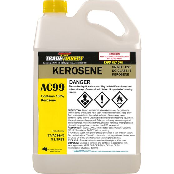 Kerosine Clear - 5L Fluorinated Bottle, , scaau_hi-res