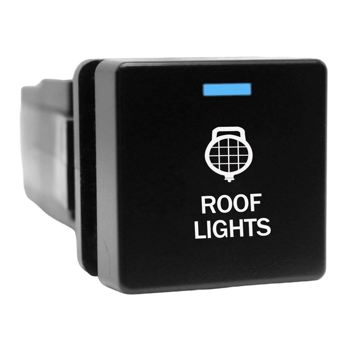SWITCH PUSH BUTTON ON/OFF 12V ROOF LIGHTS T/S ISUZU D-MAX, MUX, BT-50 2020 On, , scaau_hi-res