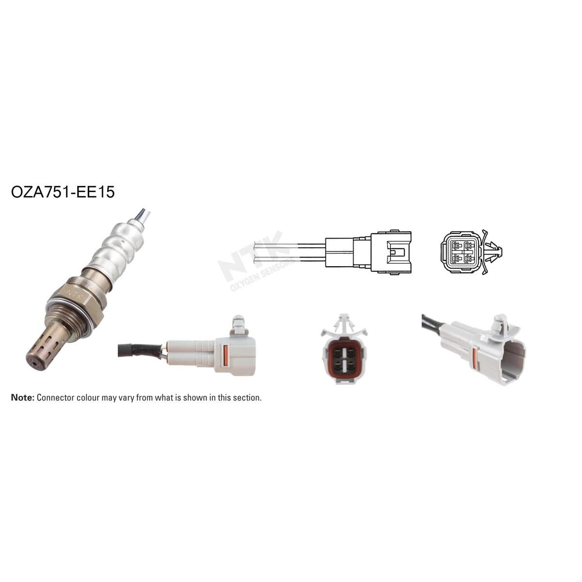 NTK OXYGEN SENSOR - OZA751-EE15, , scaau_hi-res