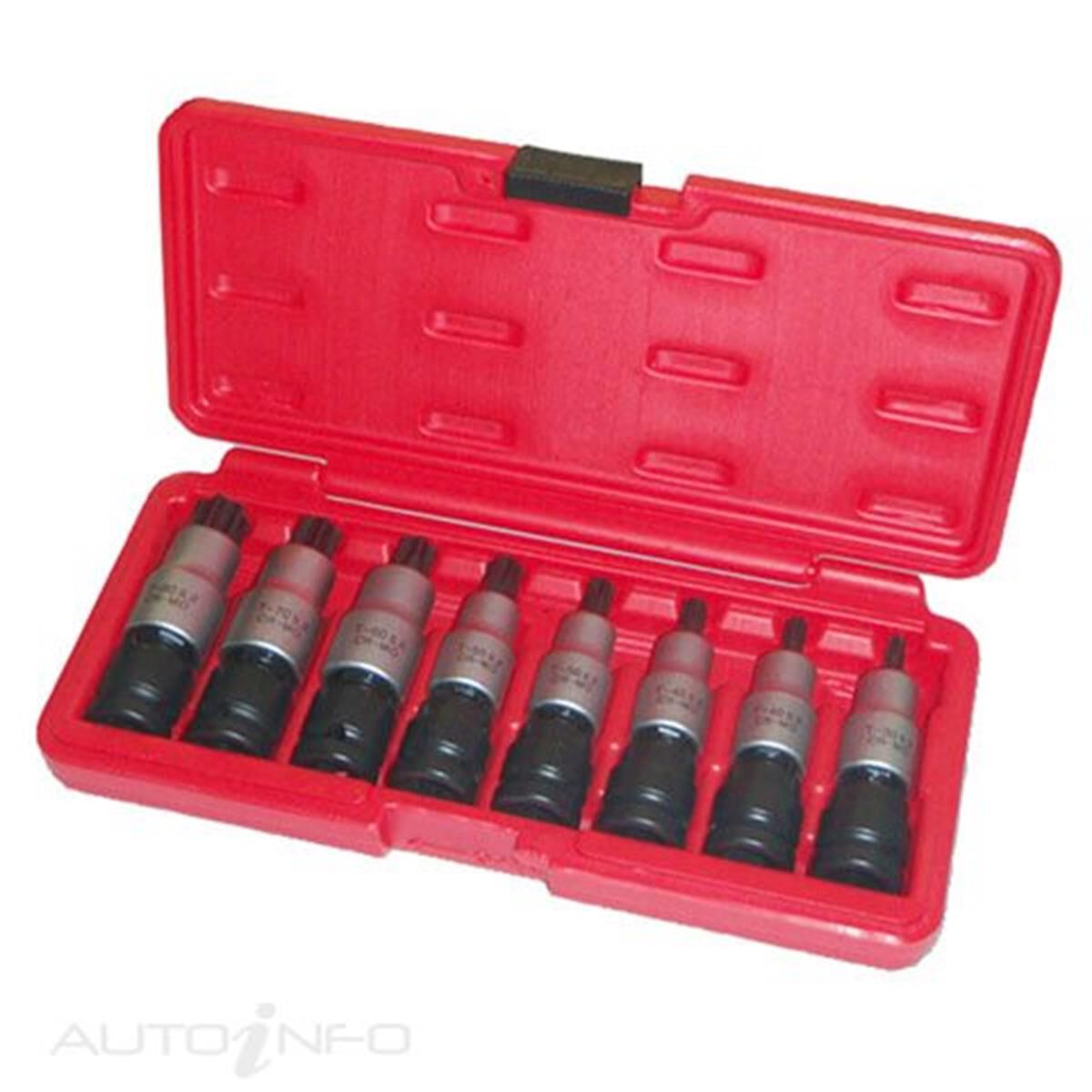 TOLEDO BIT SOCKET SET 6PT 8PC, , scaau_hi-res
