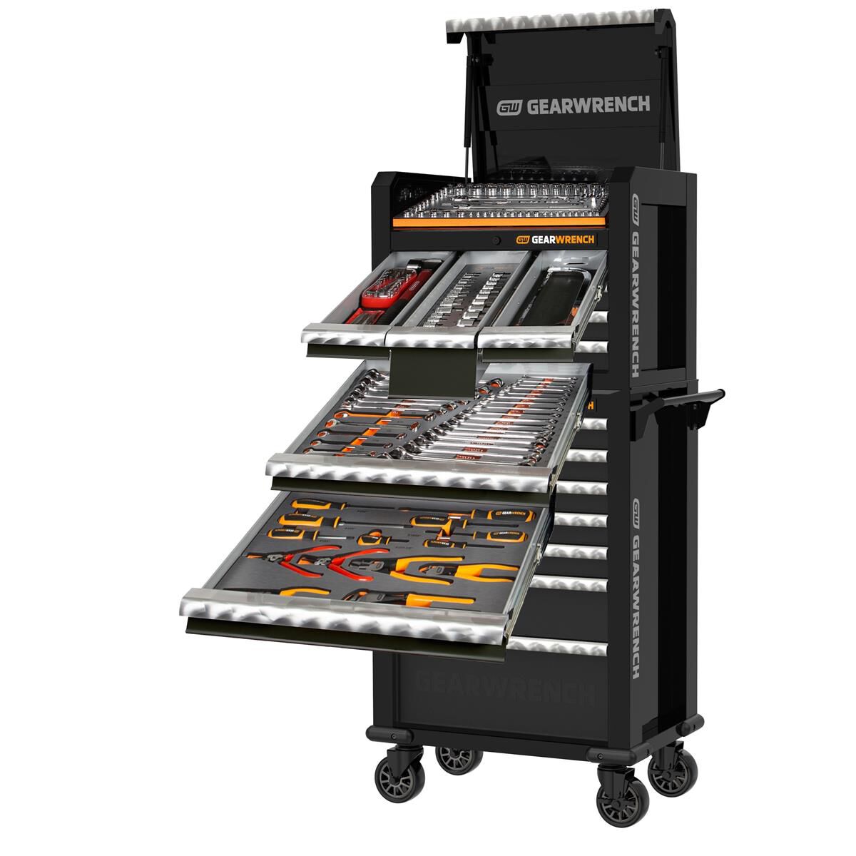 209PC COMB TOOL KIT +28" CHEST & TROLLEY, , scaau_hi-res