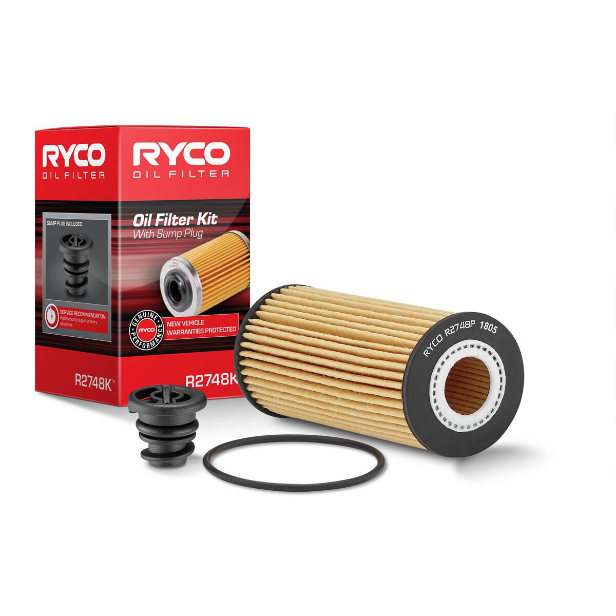 RYCO OIL FILTER KIT, , scaau_hi-res