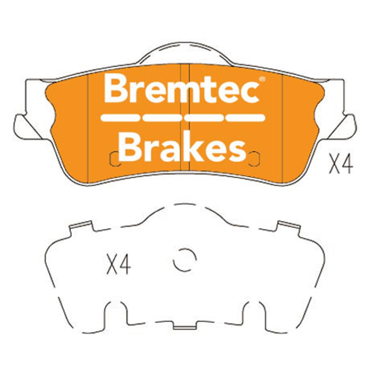 TRADE-LINE BRAKE PADS SET, , scaau_hi-res