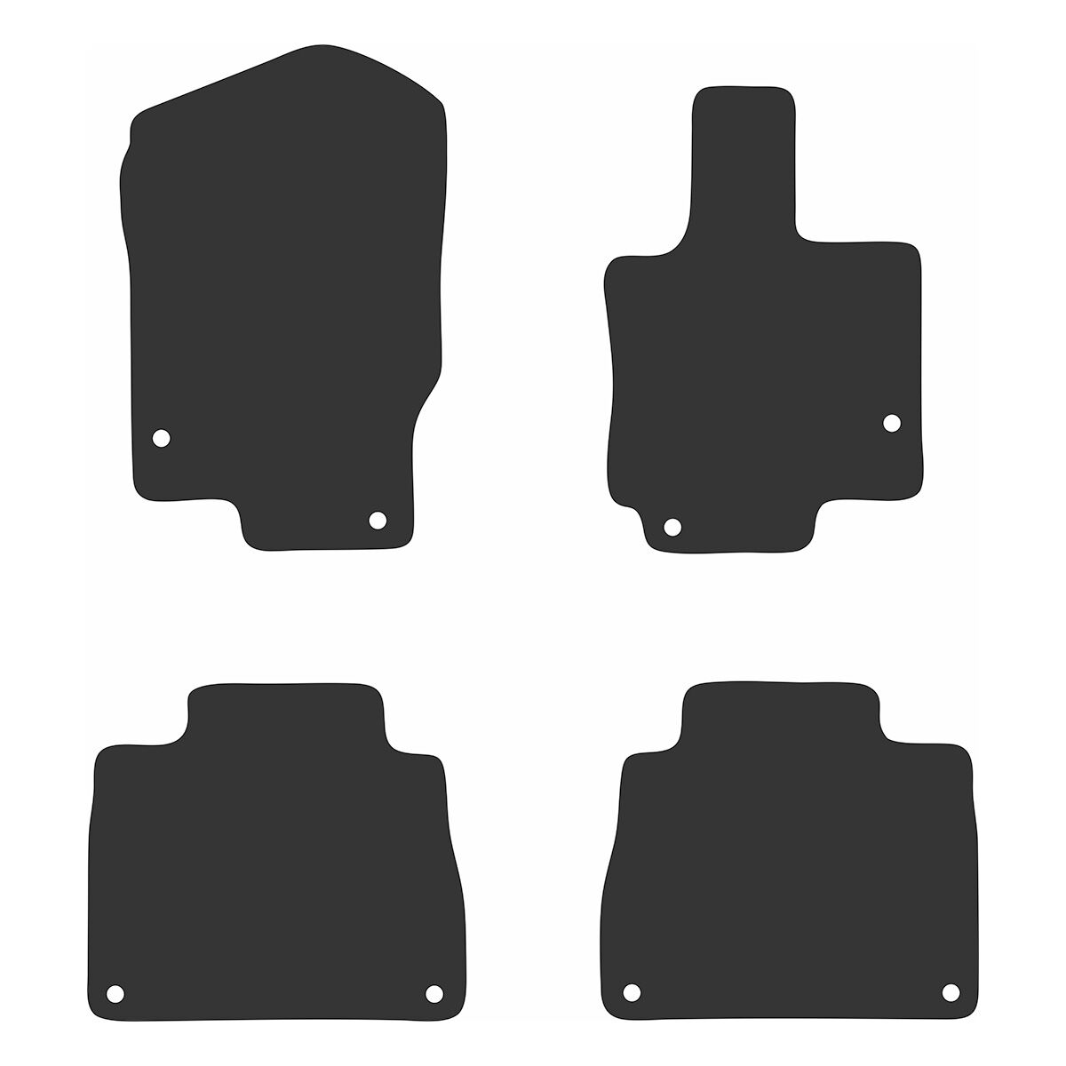 ECO CARPET CAR MATS FOR MERCEDES GLE CLASS (4TH GEN 5 SEAT) 2019 ONWARDS, , scaau_hi-res