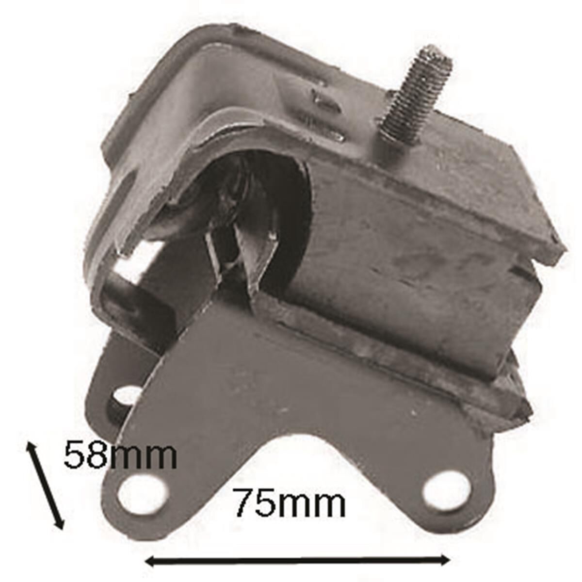 Engine Mount Front - FORD FESTIVA WA - 1.3L I4  PETROL - Manual, , scaau_hi-res