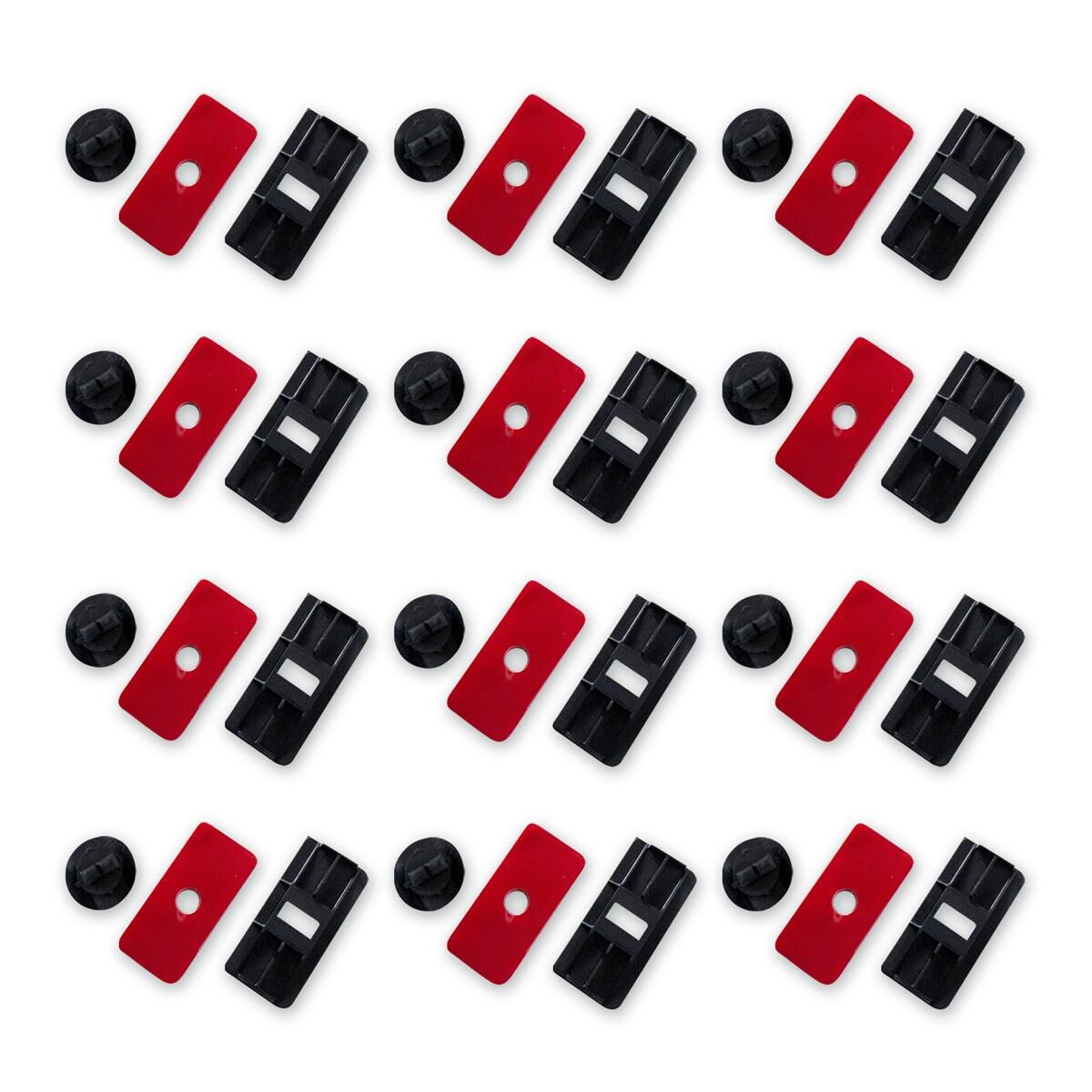Louvre Lock Kit of 12 (Plastic Lock set of 3), , scaau_hi-res