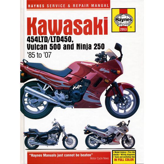 KAWASAKI 454LTD/LTD450, VULCAN 500 & NINJA 250 1985 TO 2007, , scaau_hi-res