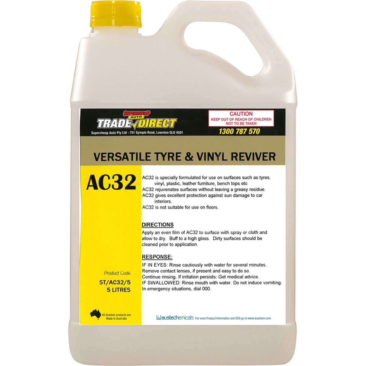 SUPERCHEAP AUTO TRADE INTERIOR PROTECTANT 5L, , scaau_hi-res