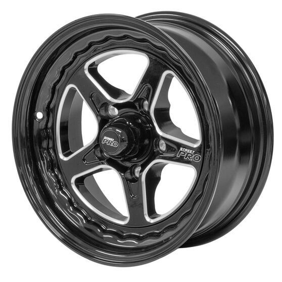 STREET PRO LL CONVO PRO WHEEL BLACK 15X6' FOR HOLDEN FOR CHEVROLET BOLT CIRCLE 5 X 4.75' (0) 3.50' BACK SPACE, , scaau_hi-res