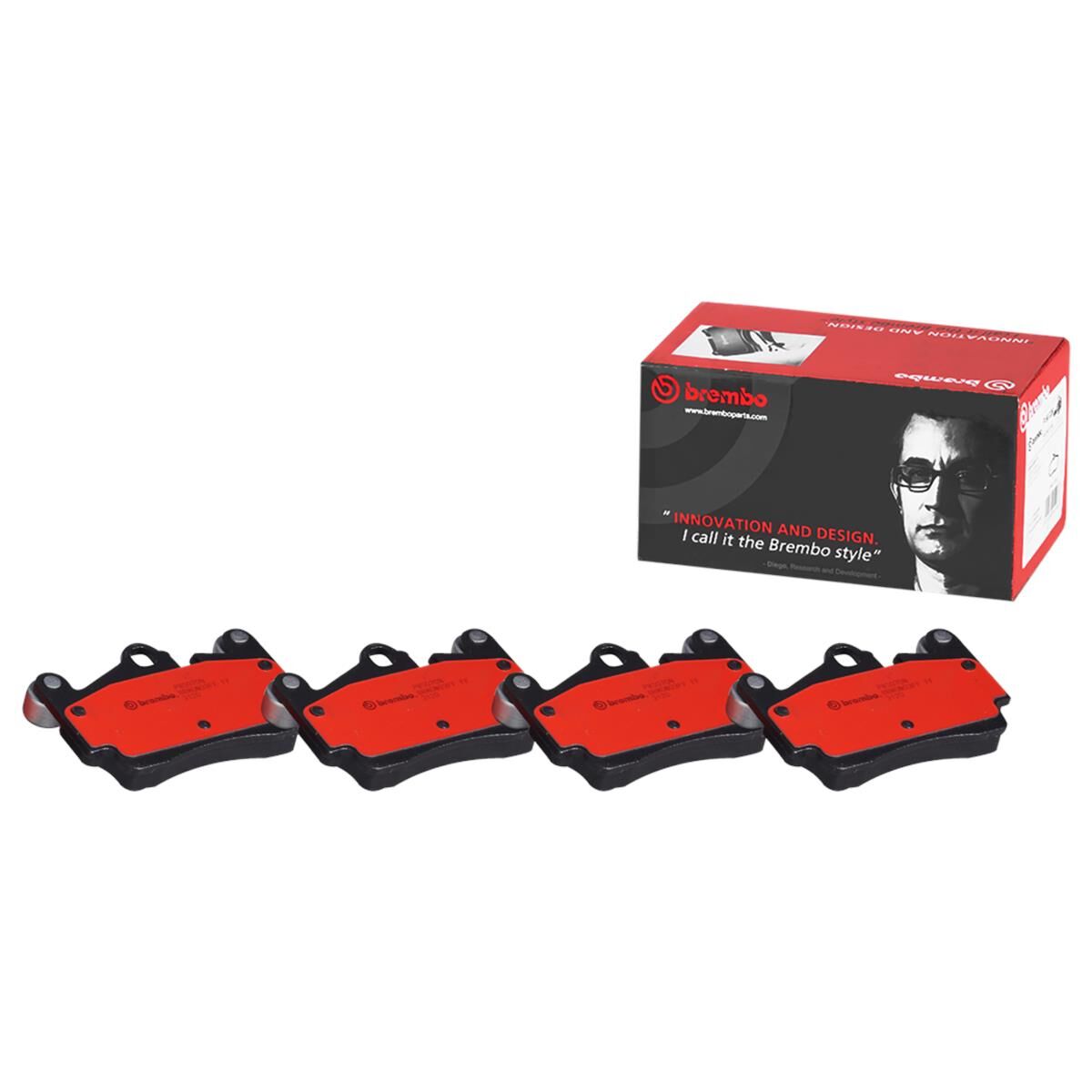 BREMBO DISC PAD SET NAO CERAMIC, , scaau_hi-res