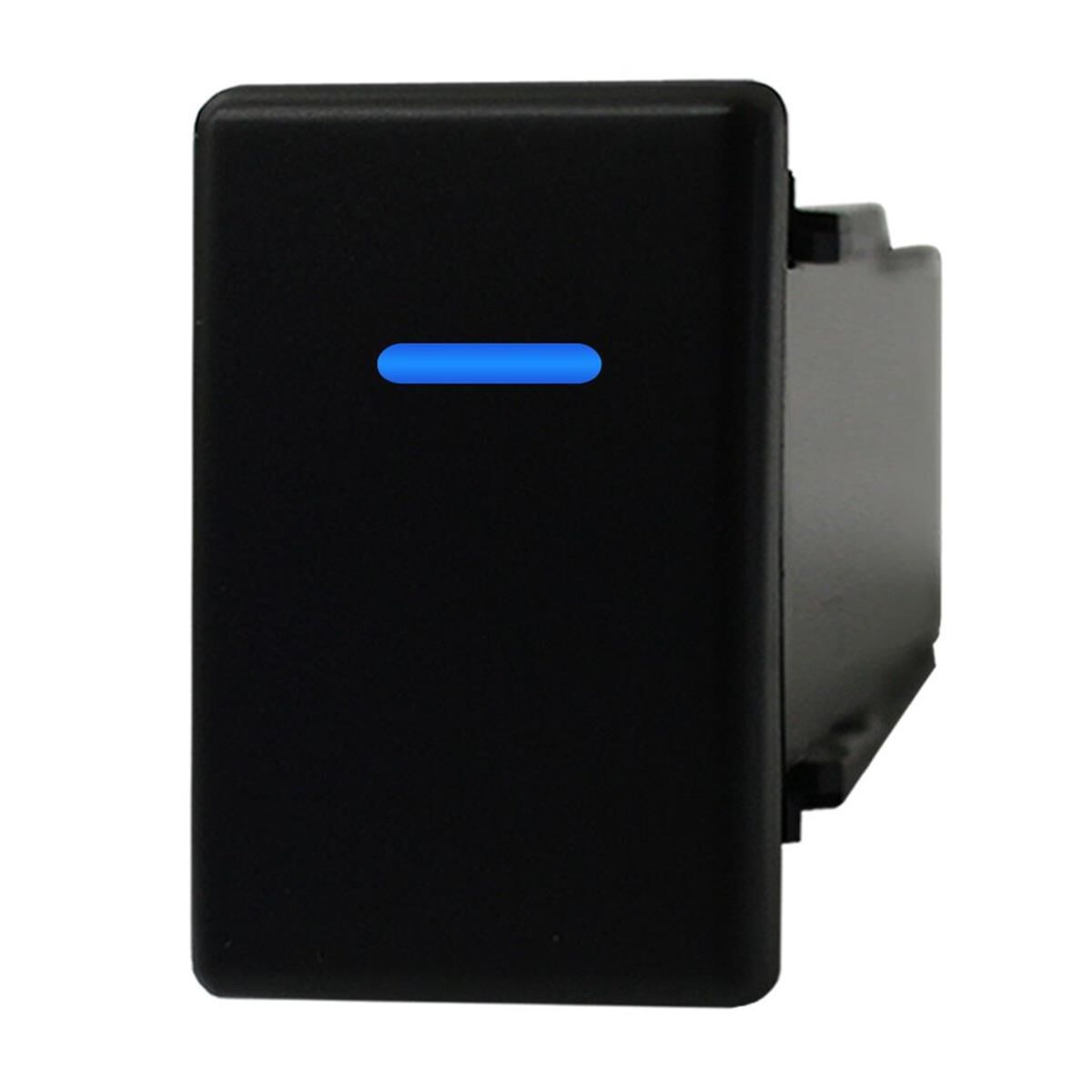 SWITCH PUSH BUTTON ON / OFF OE RPL 12V LED WINDOW LOGO BLUE ILLUM DMAX & COLORADO, , scaau_hi-res