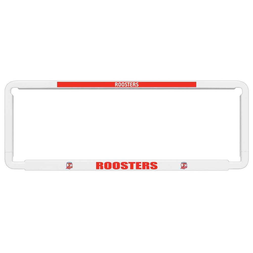NRL Number Plate Frame Roosters NPNRLROO Supercheap Auto