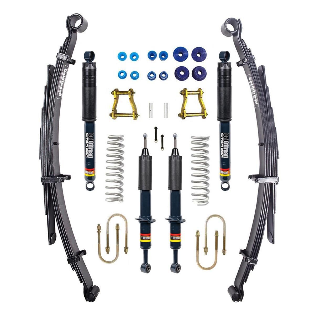 CAL NITRO PRO 2" LIFT KIT RANGER PX3 XHD-XHD WITH ASSEMBLED COILOVERS, , scaau_hi-res